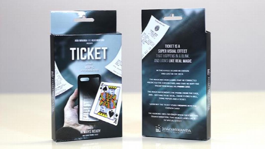 Ticket Magic Trick with Gimmick and Online Instructions